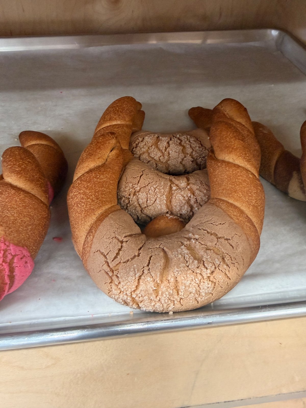 Fresh pan dulce and bread at Eli's Sweet Bakery