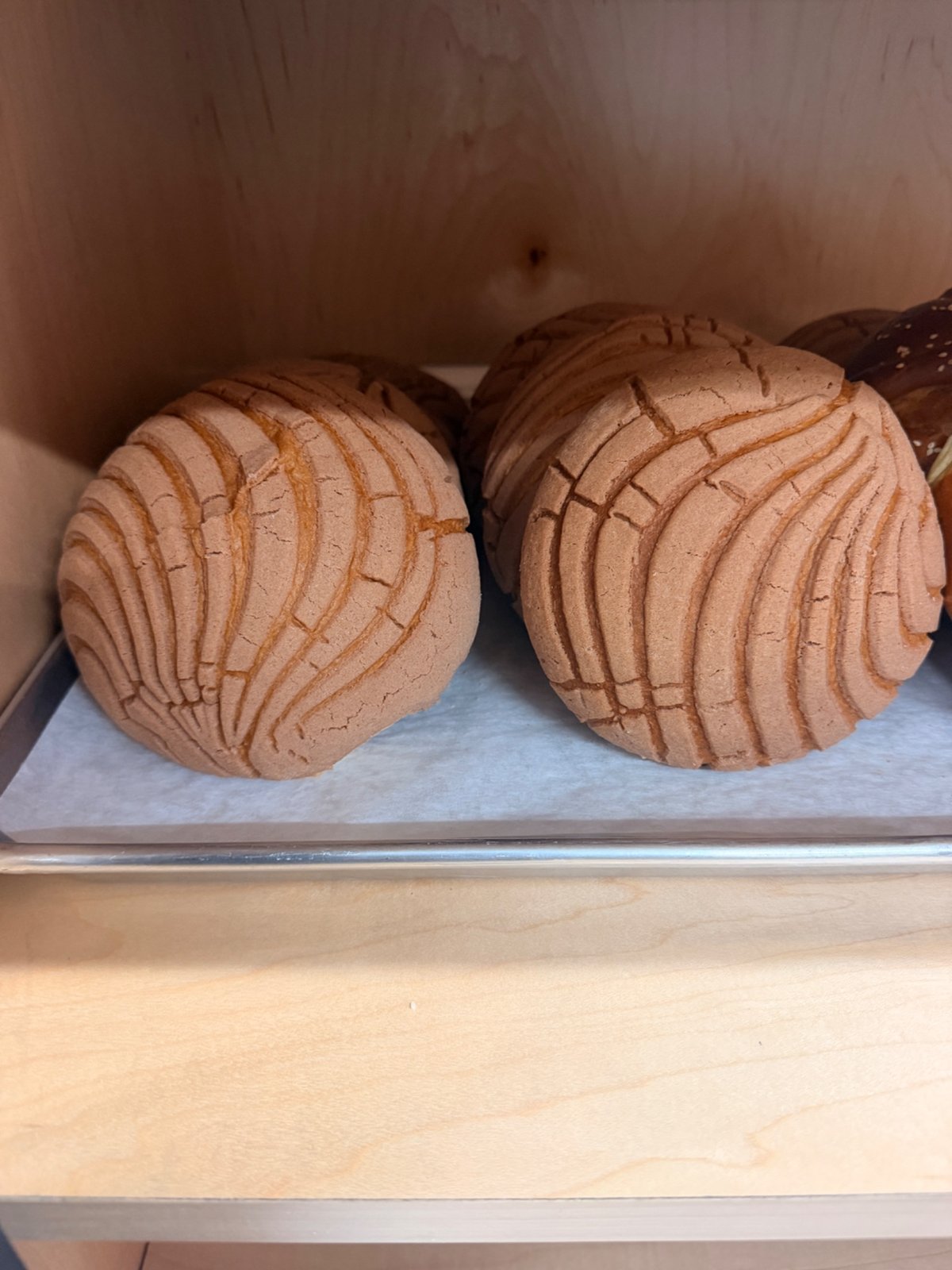 Fresh pan dulce and bread at Eli's Sweet Bakery
