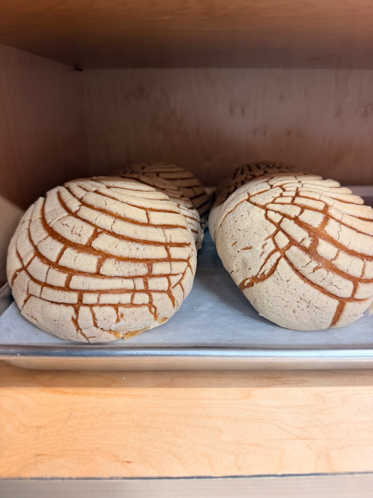 Fresh pan dulce and bread at Eli's Sweet Bakery