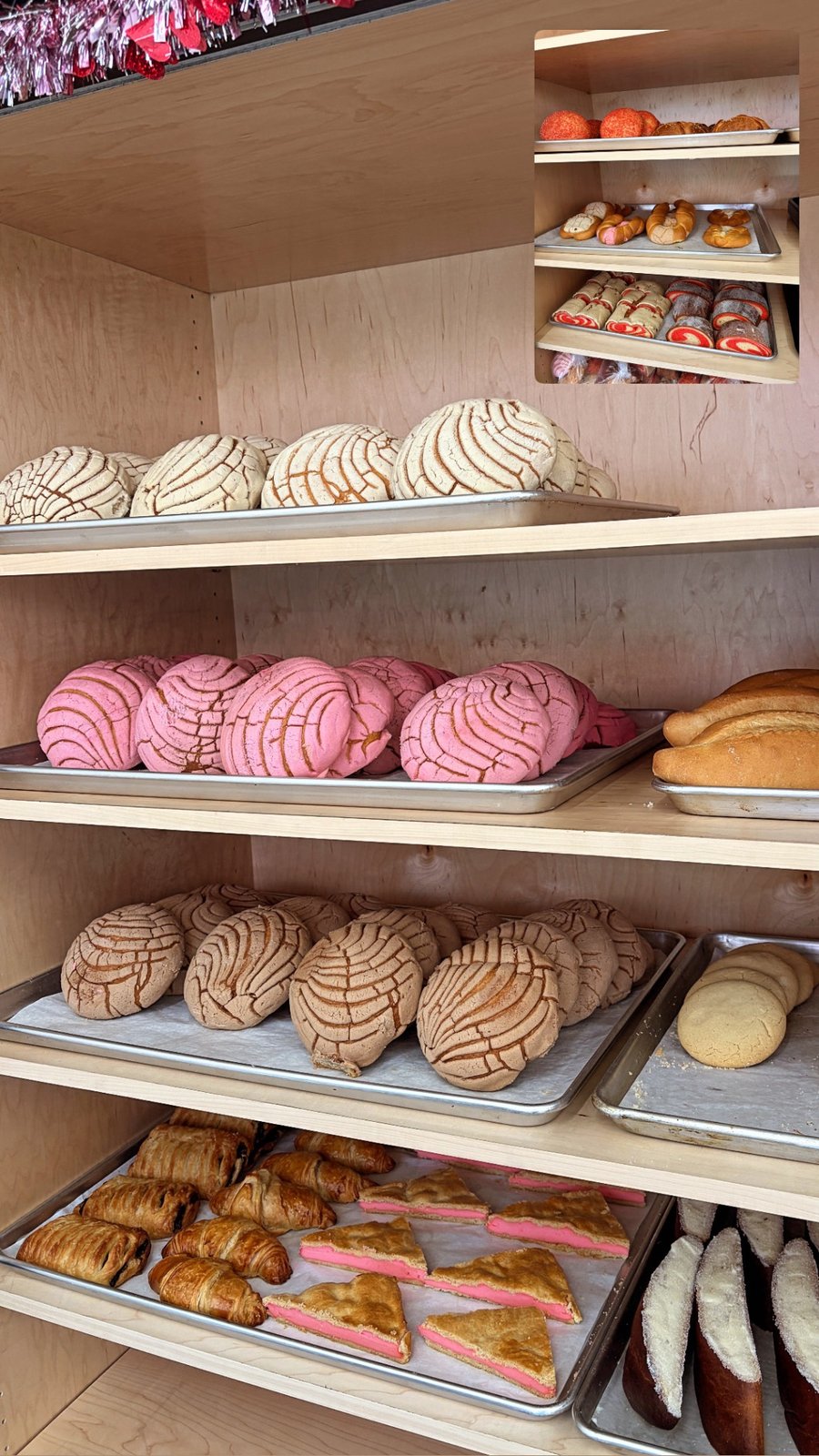 Fresh pan dulce and bread at Eli's Sweet Bakery