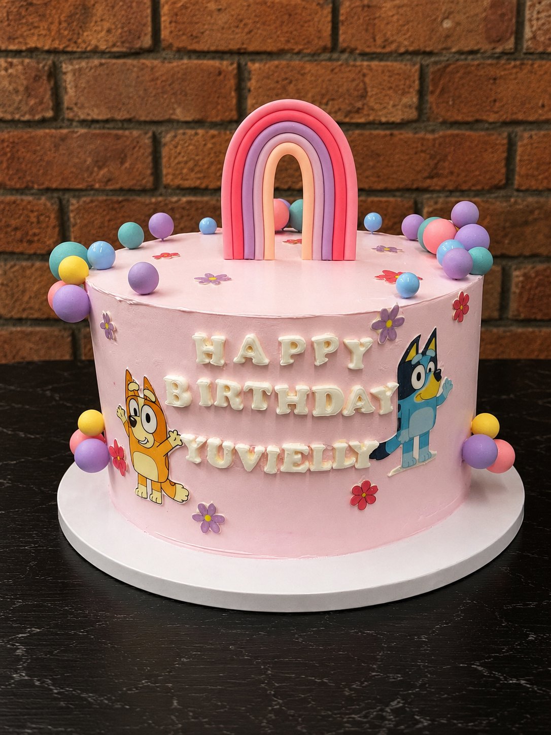 Custom cake made by Eli's Sweet Bakery
